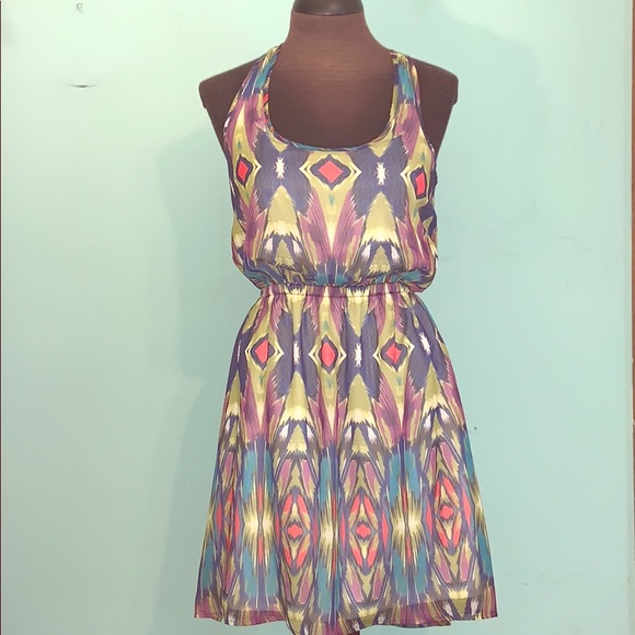 Eyeshadow Dresses Womens Colorful 0 Polyester Dress Poshmark